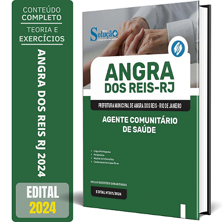 Apostila Prefeitura de Angra dos Reis RJ 2024 - Agente Comunitário de Saúde