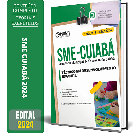 Apostila SME Cuiabá 2024 - Técnico em Desenvolvimento Infantil
