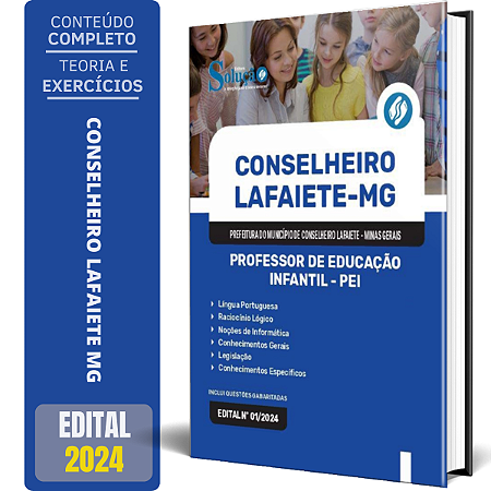 Apostila Prefeitura de Conselheiro Lafaiete MG 2024 - Professor de Educação Infantil - PEI