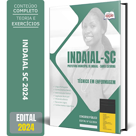 Apostila Prefeitura de Indaial SC 2024 - Técnico em Enfermagem