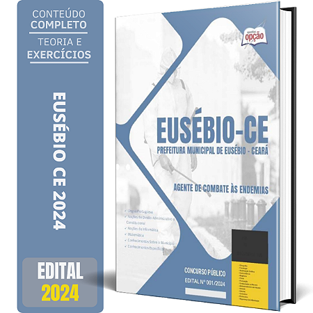 Apostila Prefeitura de Eusébio CE 2024 - Agente de Combate às Endemias