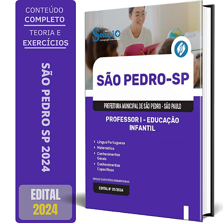 Apostila Prefeitura de São Pedro SP 2024 - Professor I - Educação Infantil
