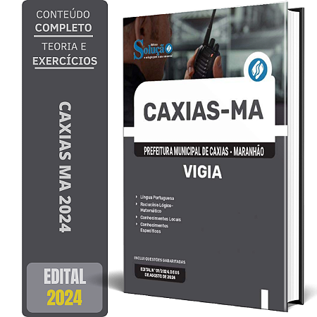 Apostila Prefeitura de Caxias MA 2024 - Vigia