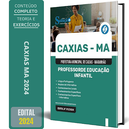 Apostila Prefeitura de Caxias MA 2024 - Professor de Educação Infantil