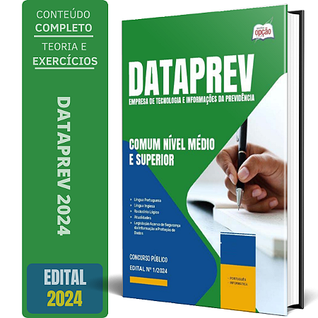 Apostila DATAPREV 2024 - Comum Nível Médio e Superior