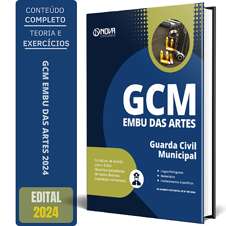 Apostila Prefeitura de Embu das Artes SP 2024 - Guarda Municipal