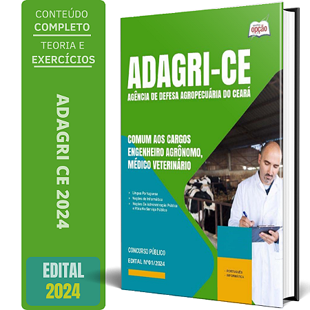 Apostila ADAGRI CE 2024 - Comum aos Cargos: Engenheiro Agrônomo e Médico Veterinário