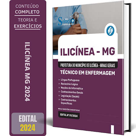 Apostila Prefeitura de Ilicínea MG 2024 - Técnico em Enfermagem