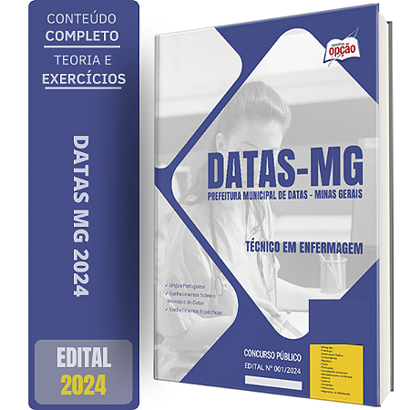 Apostila Prefeitura de Datas MG 2024 - Técnico em Enfermagem