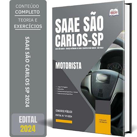 Apostila SAAE São Carlos SP 2024 - Motorista
