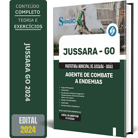 Apostila Prefeitura de Jussara GO 2024 - Agente de Combate a Endemias