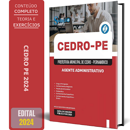 Apostila Prefeitura de Cedro PE 2024 - Agente Administrativo