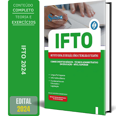 Apostila IFTO 2024 - Técnico Administrativo em Educação - Nível Superior (Conhecimentos Básicos)