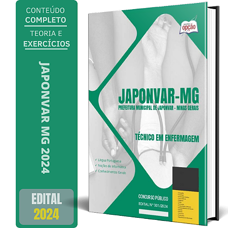 Apostila Prefeitura de Japonvar MG 2024 - Técnico em Enfermagem