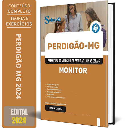 Apostila Prefeitura de Perdigão MG 2024 - Monitor