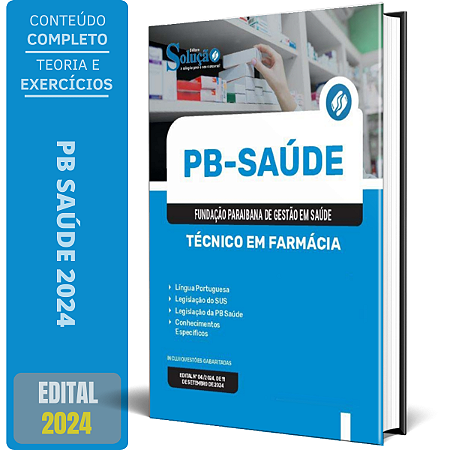 Apostila PB Saúde 2024 - Técnico em Farmácia