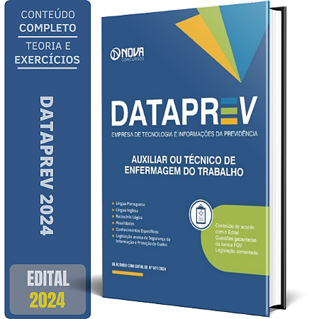Apostila DATAPREV 2024 - Auxiliar ou Técnico de Enfermagem do Trabalho