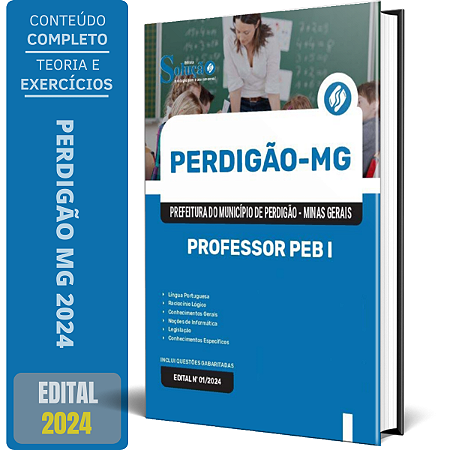 Apostila Prefeitura de Perdigão MG 2024 - Professor PEB I