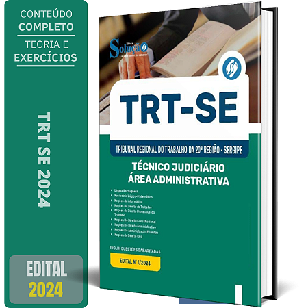 Apostila TRT-SE 2024 - Técnico Judiciário - Área Administrativa