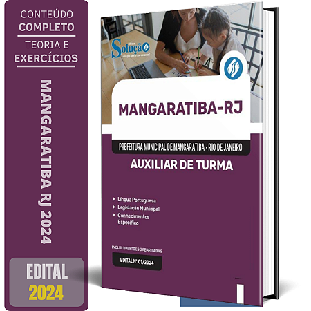 Apostila Prefeitura de Mangaratiba RJ 2024 - Auxiliar de Turma