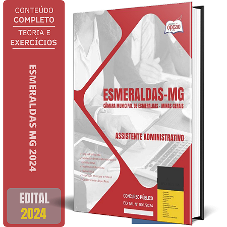 Apostila Câmara de Esmeraldas MG 2024 - Assistente Administrativo