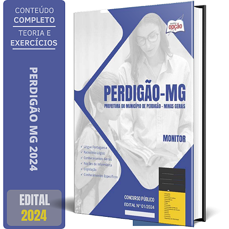 Apostila Prefeitura de Perdigão MG 2024 - Monitor