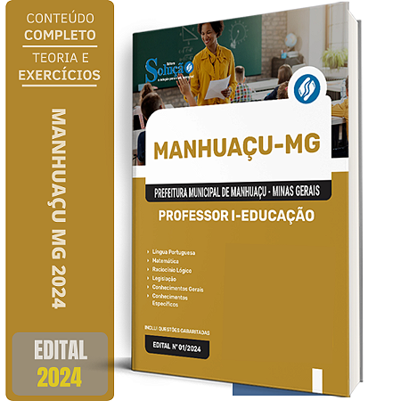 Apostila Prefeitura de Manhuaçu MG 2024 - Professor I - Educação