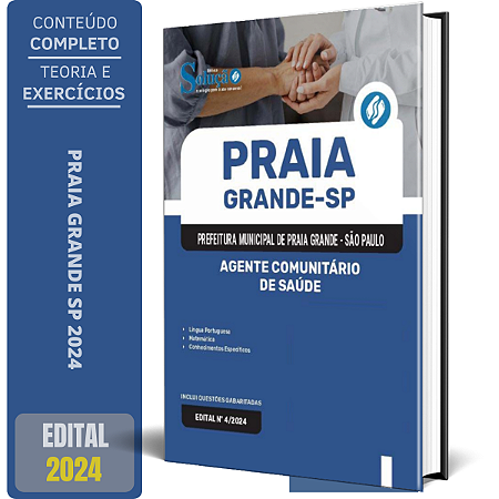 Apostila Prefeitura de Praia Grande SP 2024 - Agente Comunitário de Saúde