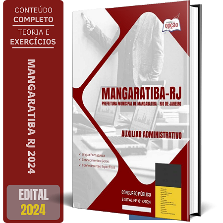 Apostila Prefeitura de Mangaratiba RJ 2024 - Auxiliar Administrativo