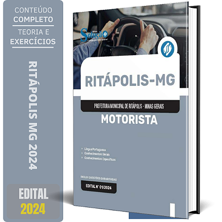 Apostila Prefeitura de Ritápolis MG 2024 - Motorista