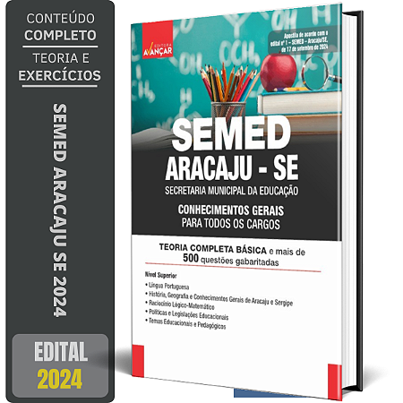 Apostila SEMED ARACAJU 2024 - CONHECIMENTOS GERAIS PARA OS CARGOS