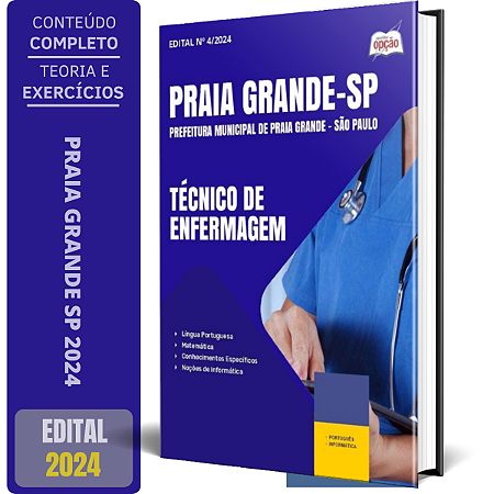 Apostila Prefeitura de Praia Grande SP 2024 - Técnico de Enfermagem
