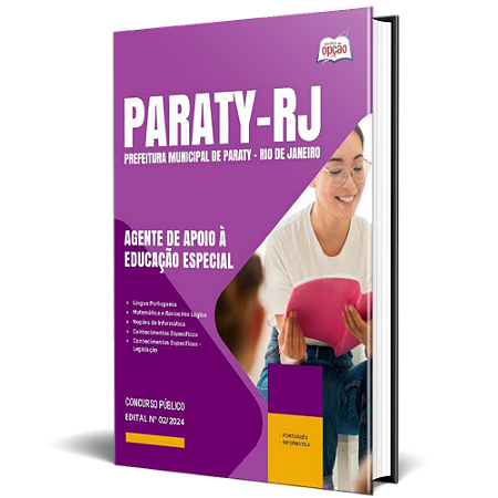 Apostila Concurso Paraty RJ 2024 - Agente de Apoio à Educação Especial