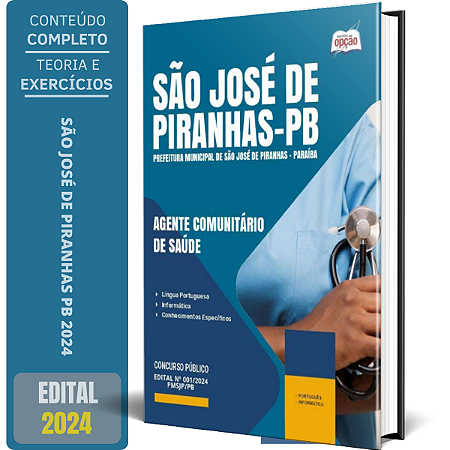 Apostila Prefeitura de São José de Piranhas PB 2024 - Agente Comunitário de Saúde