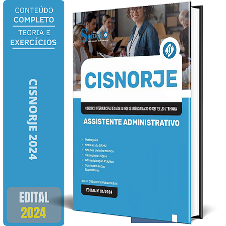 Apostila CISNORJE 2024 - Assistente Administrativo