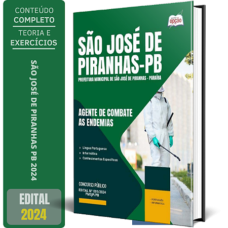 Apostila Prefeitura de São José de Piranhas PB 2024 - Agente de Combate as Endemias