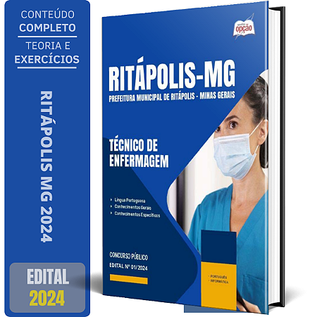 Apostila Prefeitura de Ritápolis MG 2024 - Técnico de Enfermagem