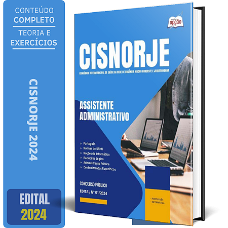 Apostila CISNORJE 2024 - Assistente Administrativo