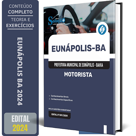 Apostila Prefeitura de Eunápolis BA 2024 - Motorista