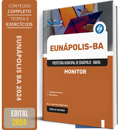 Apostila Prefeitura de Eunápolis BA 2024 - Monitor