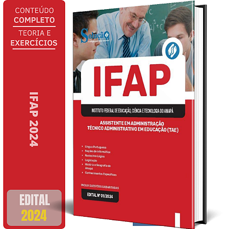 Apostila IFAP 2024 - Assistente em Administração - Técnico Administrativo em Educação (TAE)