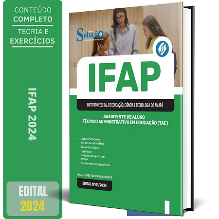 Apostila IFAP 2024 - Assistente de Aluno - Técnico Administrativo em Educação (TAE)