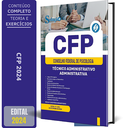 Apostila CFP 2024 - Técnico Administrativo/Administrativa