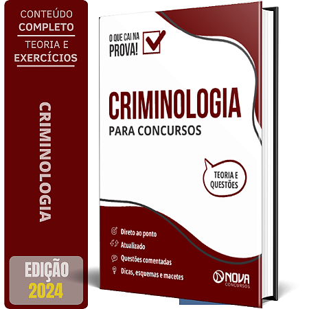Apostila Criminologia para Concursos 2024