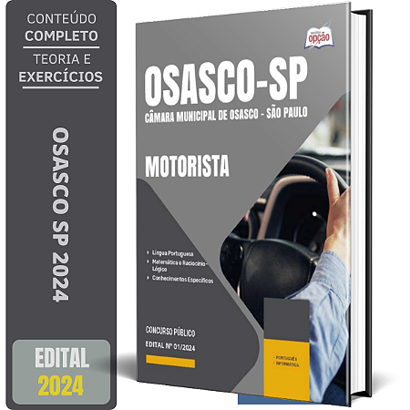 Apostila Câmara de Osasco SP 2024 - Motorista