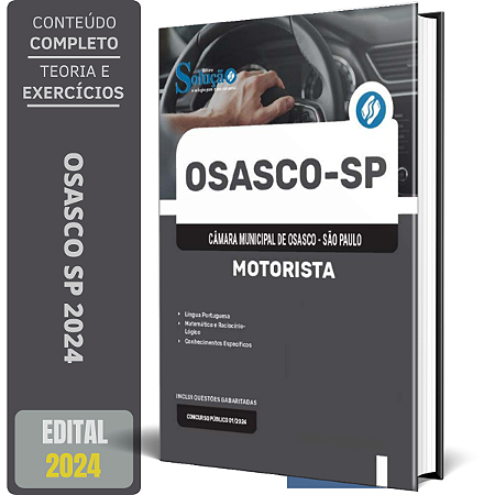 Apostila Câmara de Osasco SP 2024 - Motorista