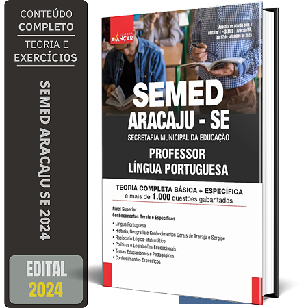 Apostila Semed Aracaju 2024 - Professor Língua Portuguesa