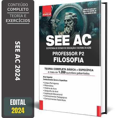 Apostila SEE AC 2024 - PROFESSOR P2 - FILOSOFIA