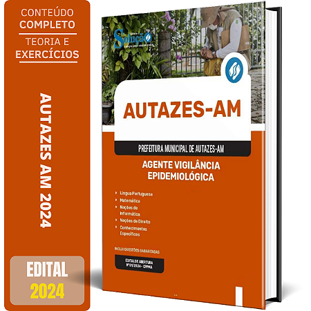 Apostila Prefeitura de Autazes AM 2024 - Agente Vigilância Epidemiológica