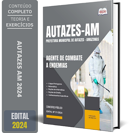 Apostila Prefeitura de Autazes AM 2024 - Agente de Combate a Endemias